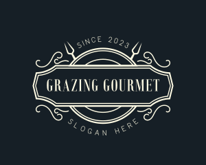 Luxury Gastropub Roast logo design