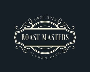 Luxury Gastropub Roast logo design