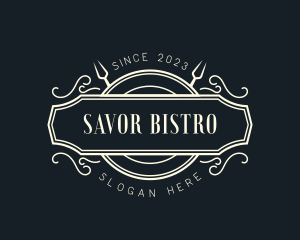 Luxury Gastropub Roast logo design