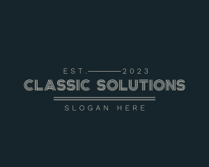 Classical Luxury Apparel logo design