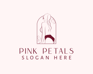 Pink Sexy Lingerie logo design