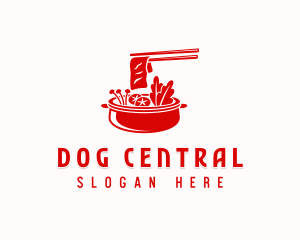 Hot Pot Dining Cuisine logo design