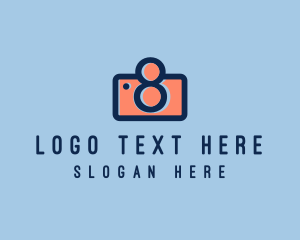 Instagram - Pastel Photography Camera logo design