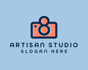 Pastel Photography Camera logo design