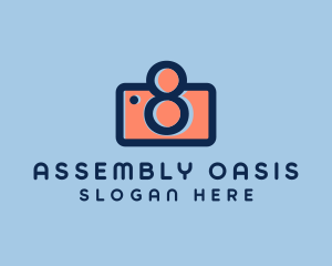 Pastel Photography Camera logo design