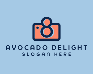 Pastel Photography Camera logo design