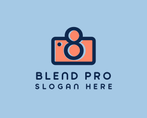 Pastel Photography Camera logo design