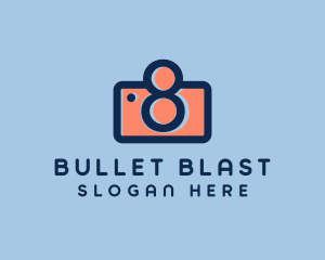 Pastel Photography Camera logo design