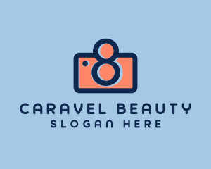 Pastel Photography Camera logo design