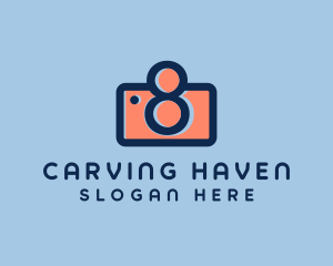 Pastel Photography Camera logo design