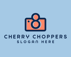 Pastel Photography Camera logo design