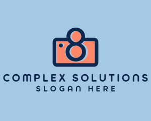 Pastel Photography Camera logo design