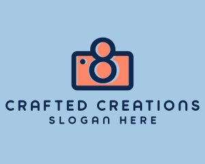 Pastel Photography Camera logo design