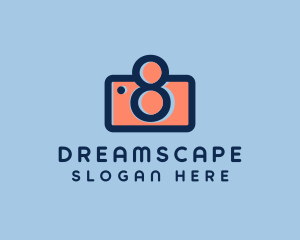 Pastel Photography Camera logo design