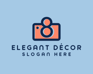 Pastel Photography Camera logo design