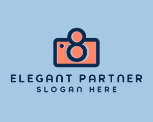 Pastel Photography Camera logo design