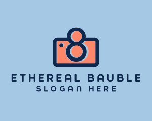 Pastel Photography Camera logo design