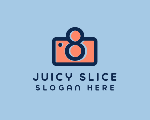 Pastel Photography Camera logo design