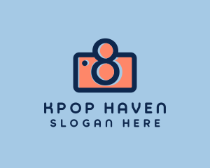 Pastel Photography Camera logo design