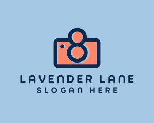 Pastel Photography Camera logo design