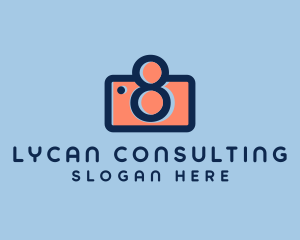 Pastel Photography Camera logo design