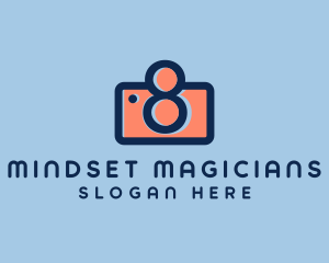 Pastel Photography Camera logo design