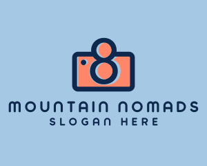 Pastel Photography Camera logo design