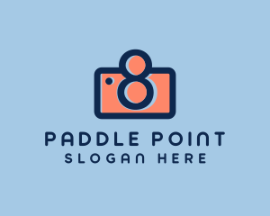 Pastel Photography Camera logo design