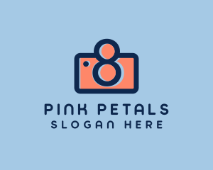 Pastel Photography Camera logo design