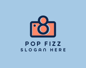 Pastel Photography Camera logo design