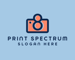 Pastel Photography Camera logo design