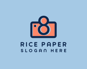 Pastel Photography Camera logo design