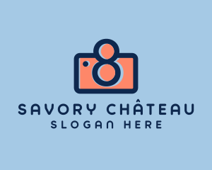 Pastel Photography Camera logo design