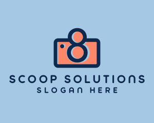 Pastel Photography Camera logo design