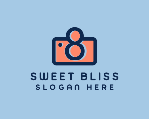 Pastel Photography Camera logo design