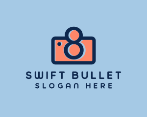 Pastel Photography Camera logo design