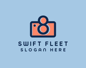 Pastel Photography Camera logo design