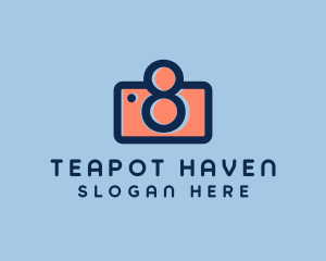 Pastel Photography Camera logo design