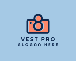 Pastel Photography Camera logo design