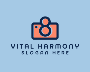 Pastel Photography Camera logo design