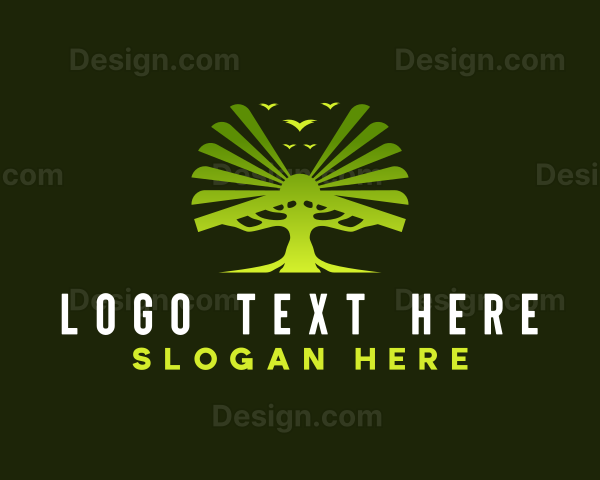 Tree Leaf Pages Logo