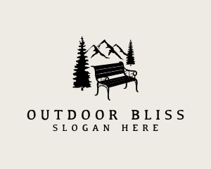 Nature Park Bench logo design