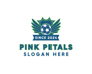 Soccer Ball Football Emblem logo design