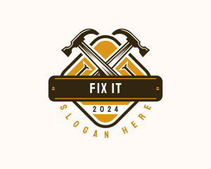 Hammer Builder Utility logo design