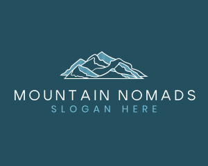 Mountain Trekking Valley logo design