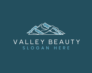 Mountain Trekking Valley logo design