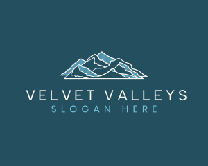 Mountain Trekking Valley logo design