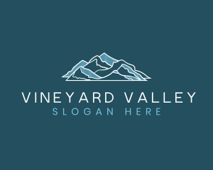 Mountain Trekking Valley logo design