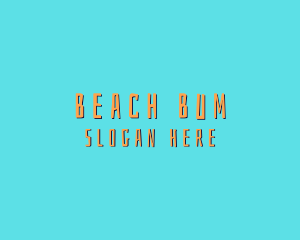 Island Summer Beach  logo design