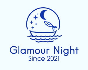 Starry Night Fishing logo design